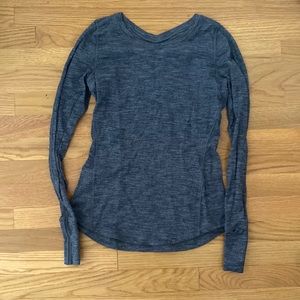 Grey Lululemon Long Sleeve